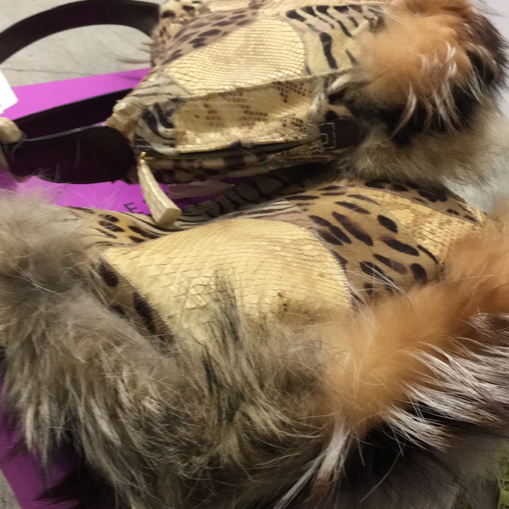 Escada Patch Work Purse - image 8